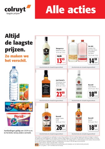 Colruyt Laagste Prijzen - Alle acties