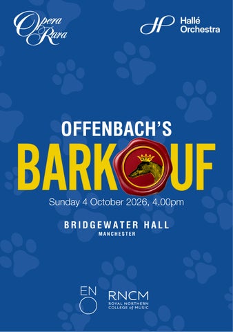 Concert Programme - Offenbach's Barkouf