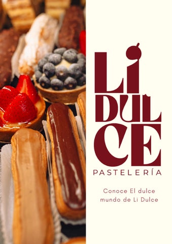 CATALOGO LI DULCE