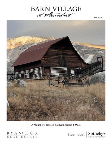Ryan Cox – Barn Village Fall 2026 Magazine