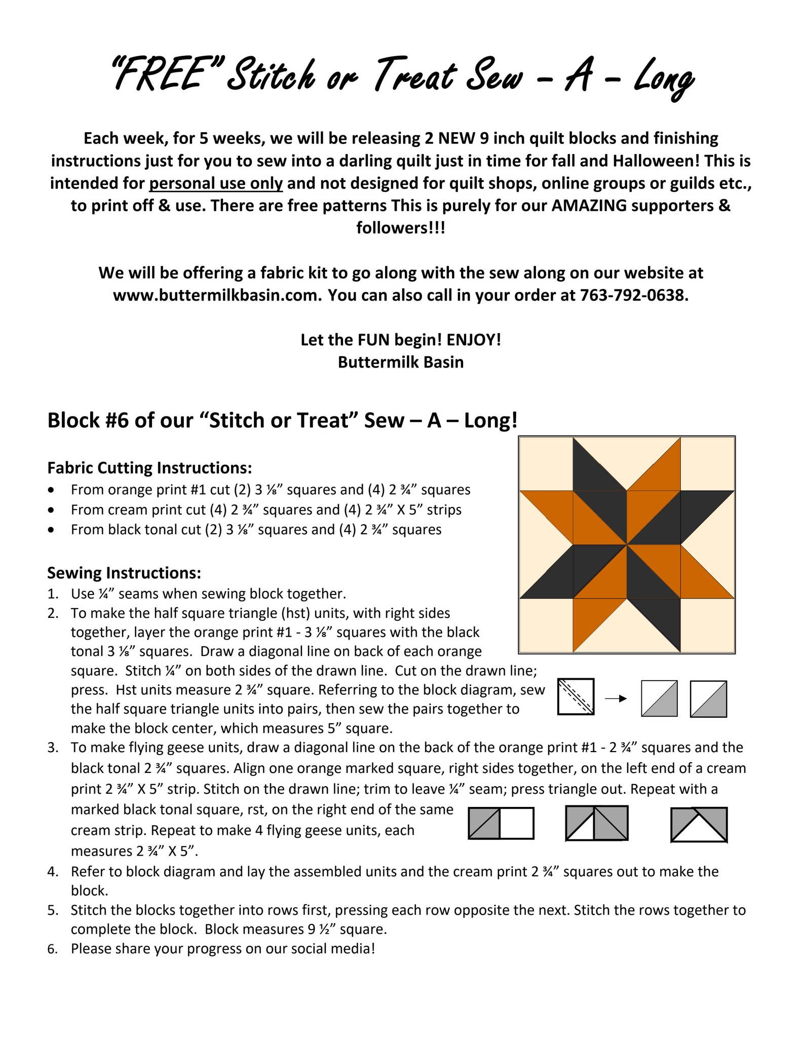 Qr Code Display Block Stitch or Treat Sew Along Block 6 by buttermilkbasin - Issuu