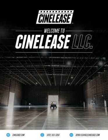 Cinelease - Studio Guide