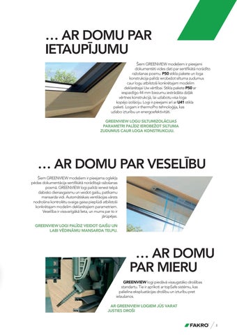 FAKRO LV - GREENVIEW jumta logi 第 5 页