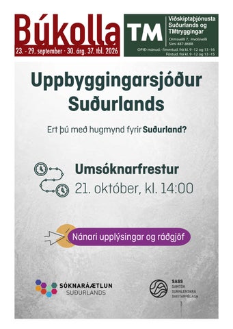 Búkolla 23.-29. september 2026