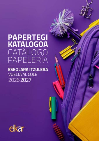 ELKAR - PAPERTEGIKO KATALOGOA 2026-2027