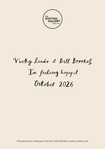 Vicky Lindo × BIll Brookes | I'm Feeling Hopeful 第 3 页