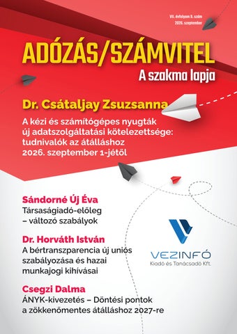 Adózás/Számvitel 2026. szeptemberi szám