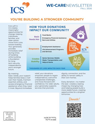 Fall 2026 We Care Newsletter 