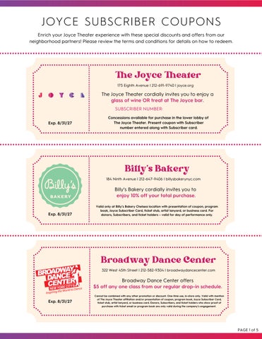 26-27 Subscriber Coupons 