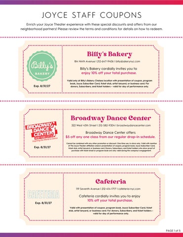 26-27 Staff Coupons 