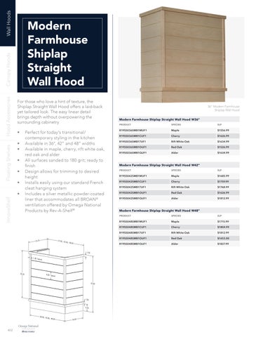 Hoods, Floating Shelves and Bracket Solutions 第 22 页