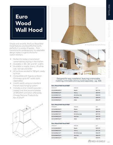Hoods, Floating Shelves and Bracket Solutions 第 23 页