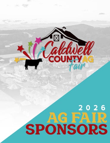 2026 Caldwell Ag Fair Sponsor Book