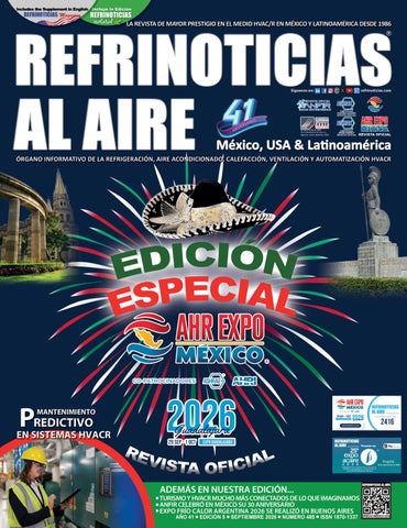 REFRINOTICIAS AL AIRE México, USA & Latinoamérica · SEPTIEMBRE 2026