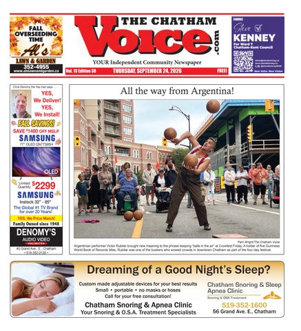 The Chatham Voice, Sept. 24, 2026