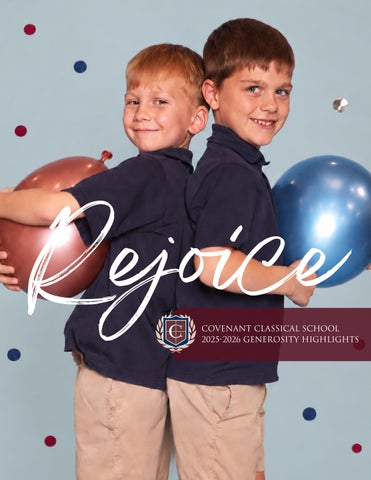 REJOICE: 2025-2026 Generosity Highlights