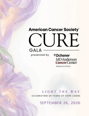 2026 Cure Gala Program
