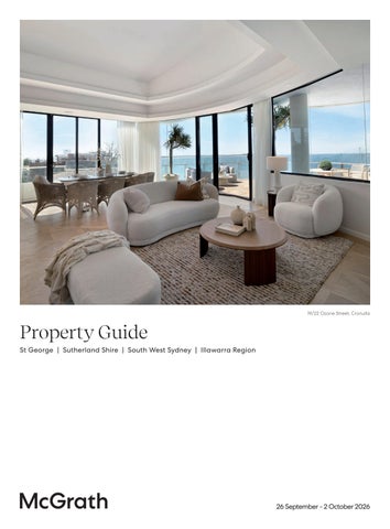 McGrath Open Home Guide: St George **