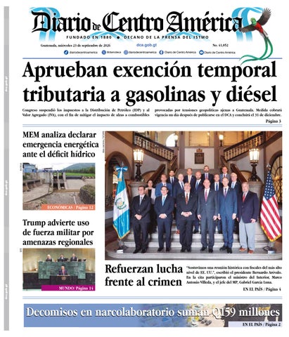 Edición Diario de Centro América 23 de Septiembre 2026
