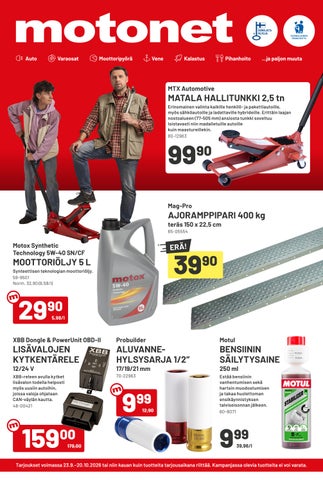 Motonet - Syyskuun lehti 23.9.–20.10.
