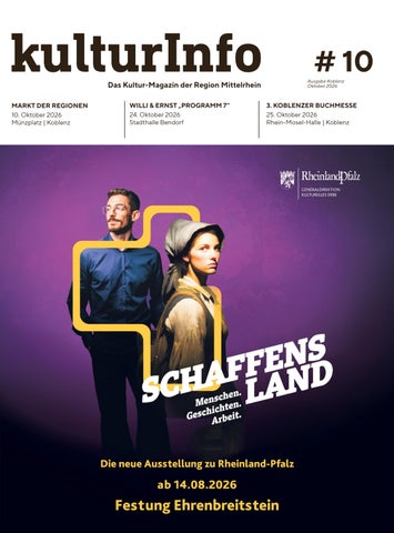 KulturInfo Ausgabe Koblenz Oktober 2026 