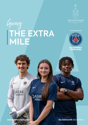 Ackworth School PSG Football Brochure