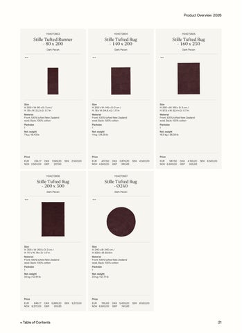 Ferm Living Product Overview 秋季 冬季 2026 exVAT 第 21 页