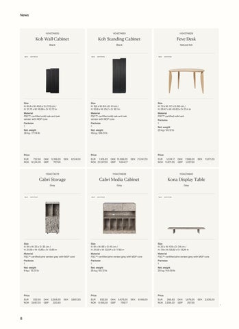 Ferm Living Product Overview 秋季 冬季 2026 exVAT 第 8 页