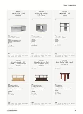 Ferm Living Product Overview 秋季 冬季 2026 exVAT 第 9 页