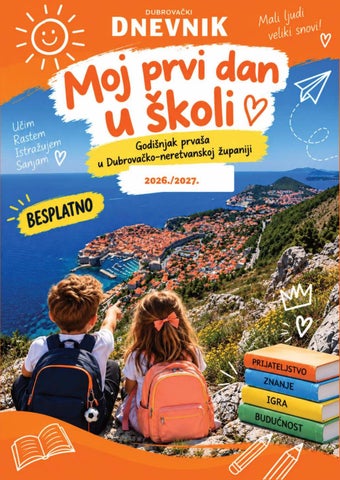 Moj prvi dan u školi – Godišnjak prvašića 2026./2027.