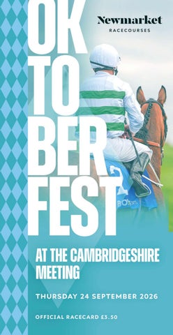 Newmarket Racecard - Thursday 24th September