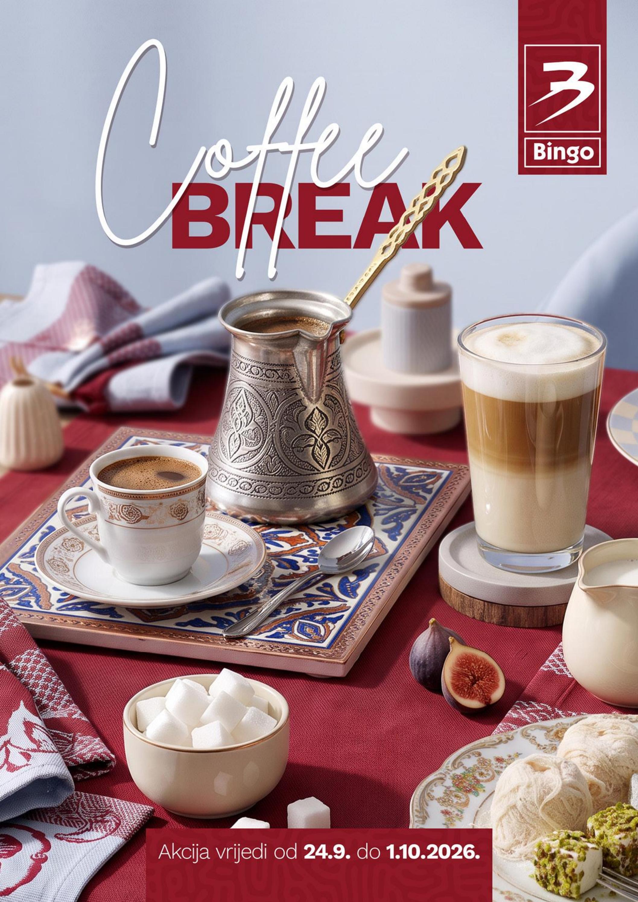 Coffee break 24.9 – 1.10.2026. · Federacija BiH (naslovna strana letka)