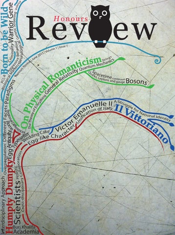 Honours Review Issue 1