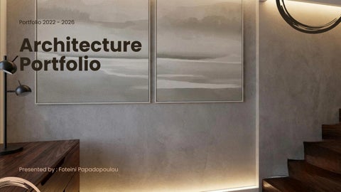 PORTFOLIO PAPADOPOULOU FOTEINI