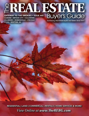 The Real Estate Buyer's Guide #445- Gateway to the Smokies, NC