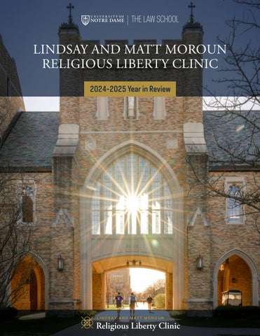 24-25 Notre Dame Law School RLC Annual Report