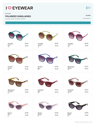 I Heart Eyewear 家具目录 Supplement 2025-2026 第 13 页