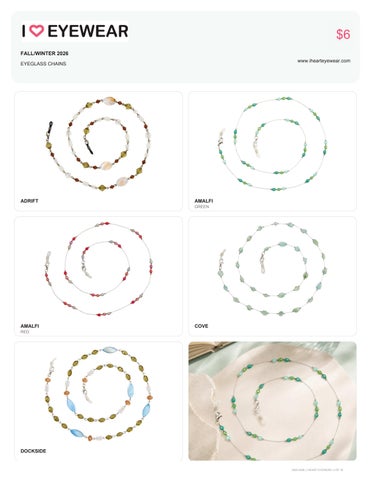 I Heart Eyewear 家具目录 Supplement 2025-2026 第 3 页