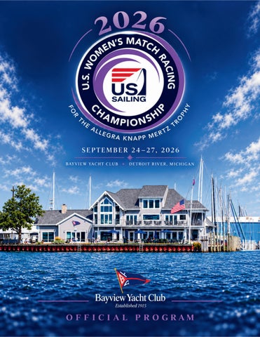 2026 U.S. Women's Match Racing Championship Program