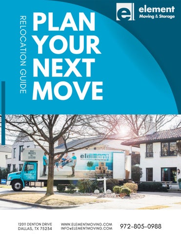 Element Moving Brochure