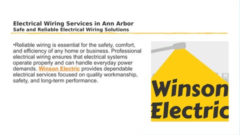 Electrical wiring Ann Arbor MI