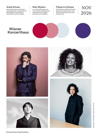 Konzerthaus Nachrichten November 2026