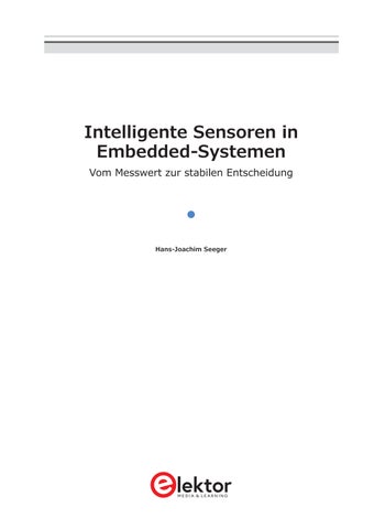 Intelligente Sensoren in Embedded-Systemen (Leseprobe) 第 3 页