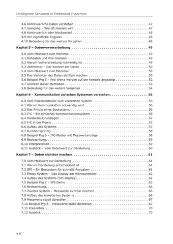 Intelligente Sensoren in Embedded-Systemen (Leseprobe) 第 6 页