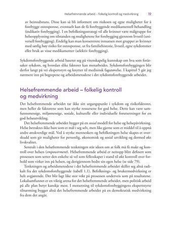 Forebyggende helsearbeid: Folkehelsearbeid i teori og praksis. 6. utgave 第 19 页