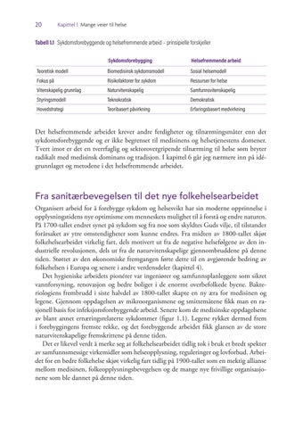 Forebyggende helsearbeid: Folkehelsearbeid i teori og praksis. 6. utgave 第 20 页