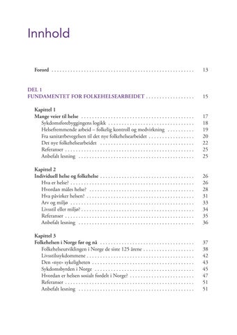 Forebyggende helsearbeid: Folkehelsearbeid i teori og praksis. 6. utgave 第 7 页