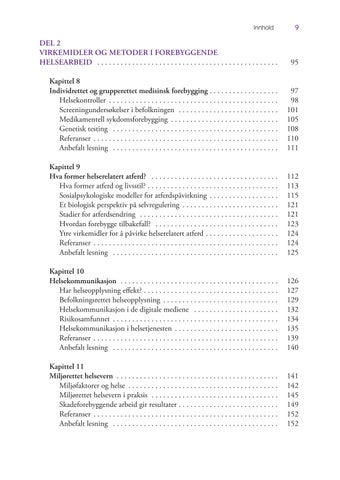 Forebyggende helsearbeid: Folkehelsearbeid i teori og praksis. 6. utgave 第 9 页