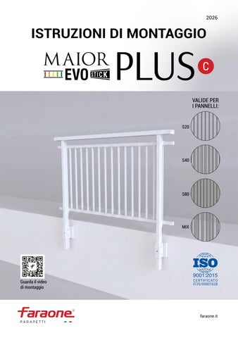Istruzioni di montaggio Maior EVO Stick PLUS C