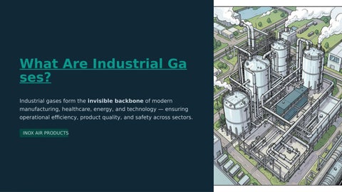 What Are Industrial Gases? Production, Uses & Market Analysis